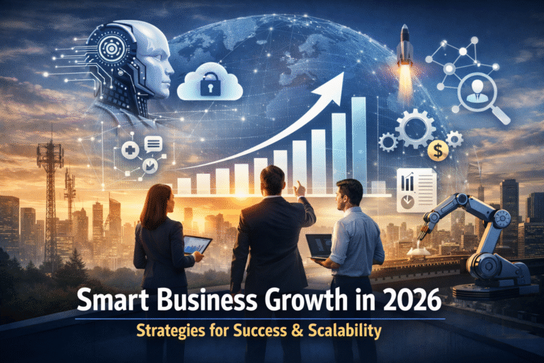 Business growth strategies for 2026 using digital technology and data-driven planning