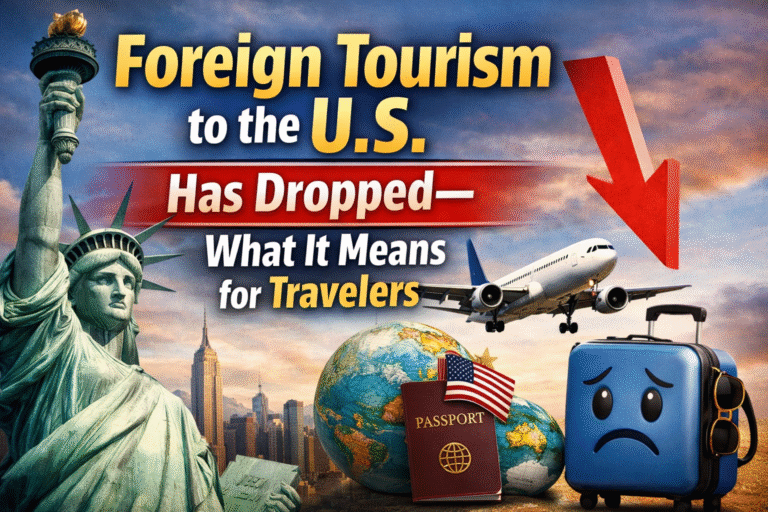 foreign tourism to the U.S. decline and its impact on international travelers